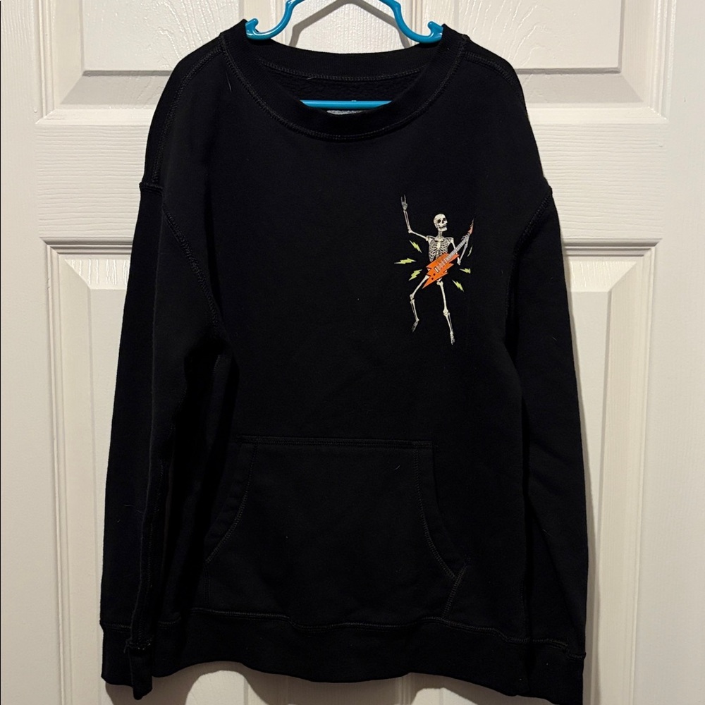 Cat & Jack Black Textured Sweatshirt